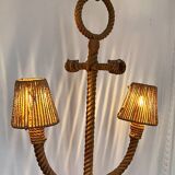 60s rope chandelier pendant light