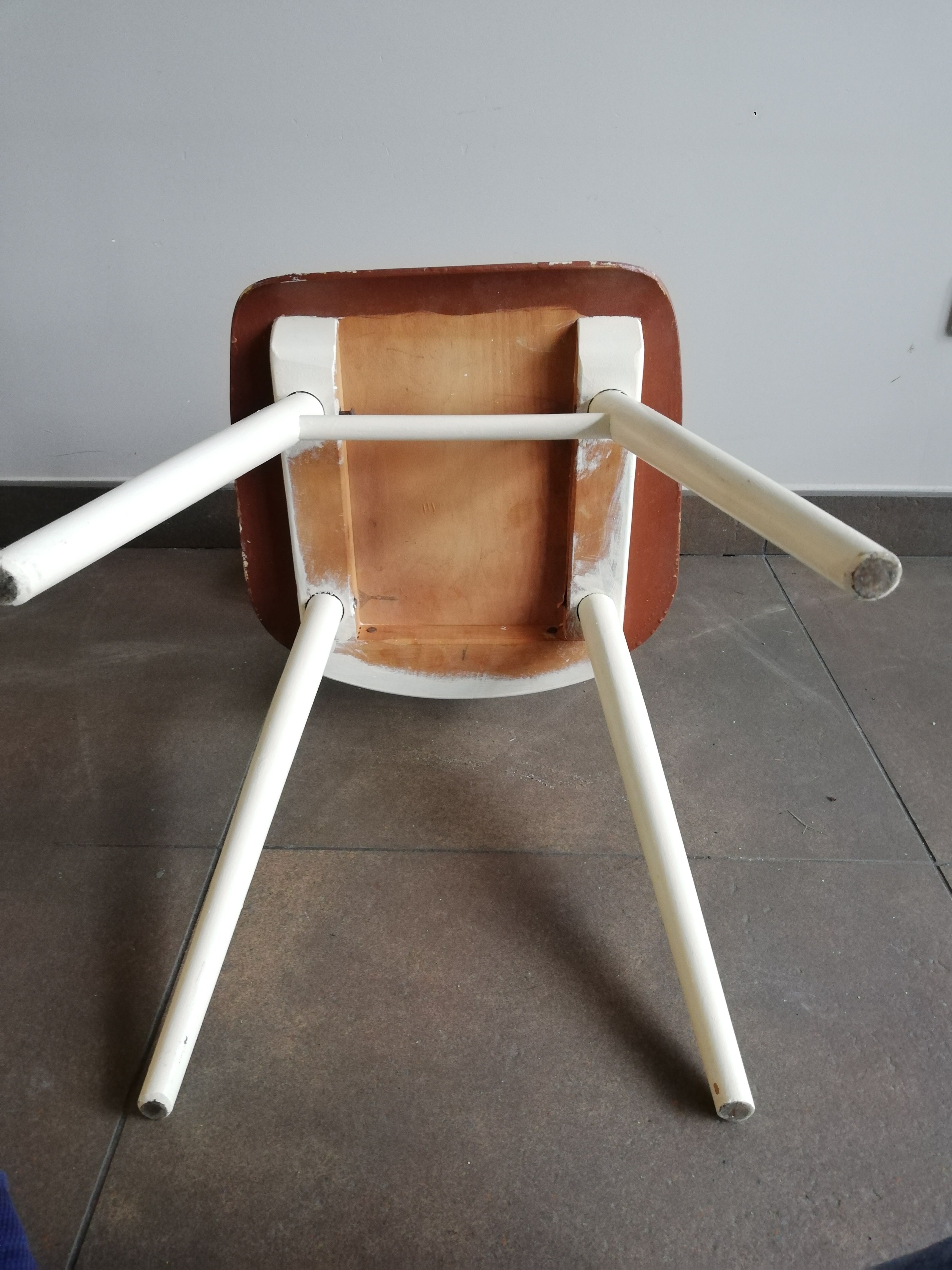 2 vintage Czech wooden chairs, Ton ex Thonet, 1960
