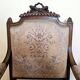 Pair of Louis XVI style queen-style armchairs in richly carved wood