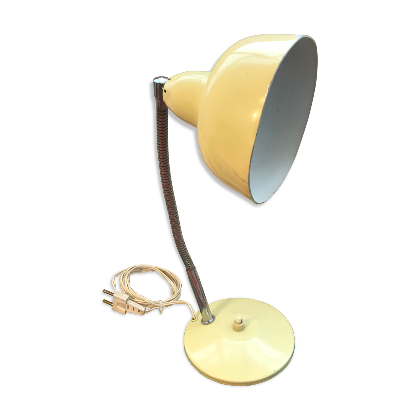 Aluminor metal metal flexible arms desk lamp - globe alu 70 vintage