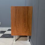 Teak chest of drawers 1970s with perspex handles