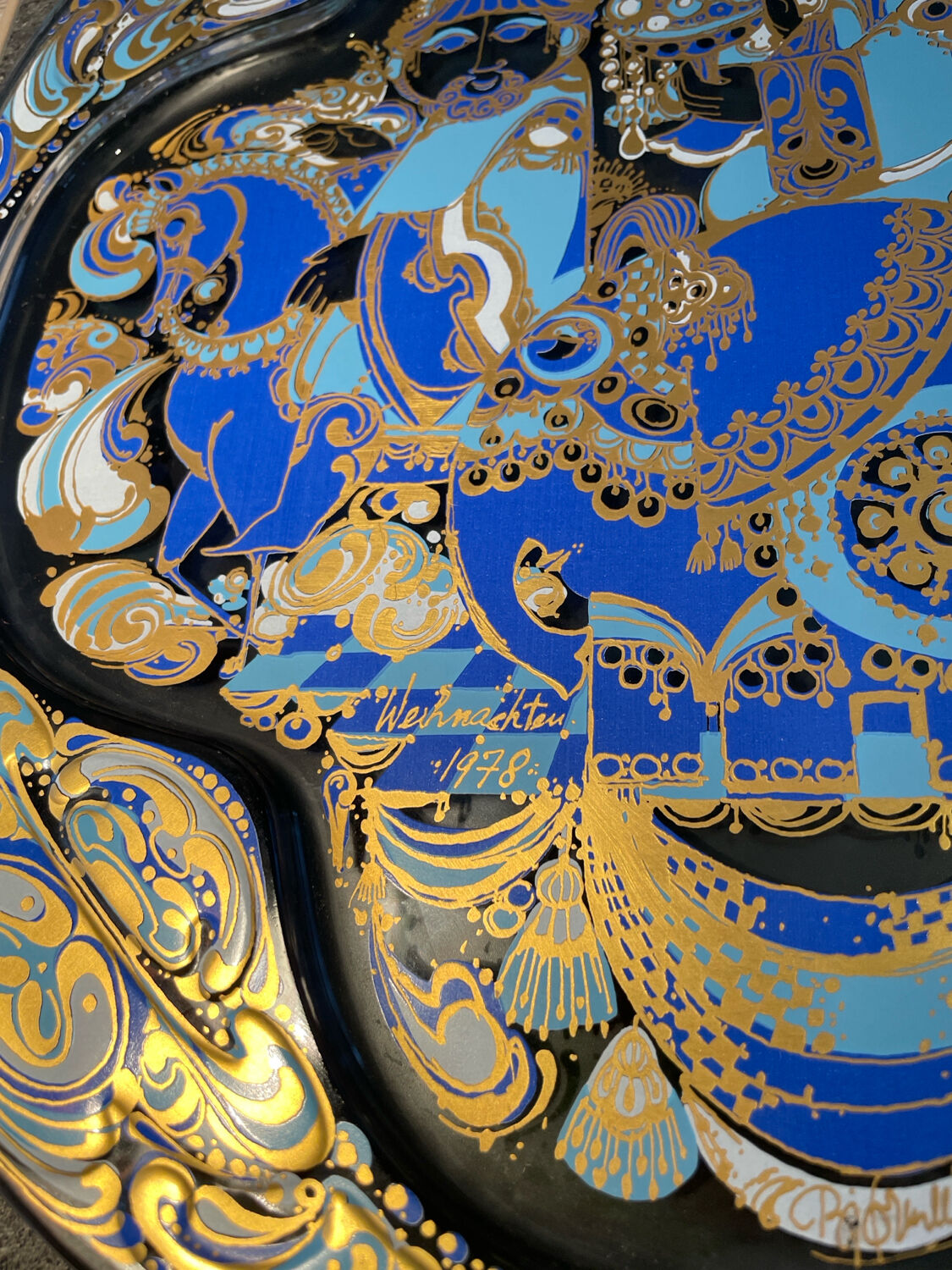 Pair of wall plates Rosenthal Studio Linie – Björn Wiinblad