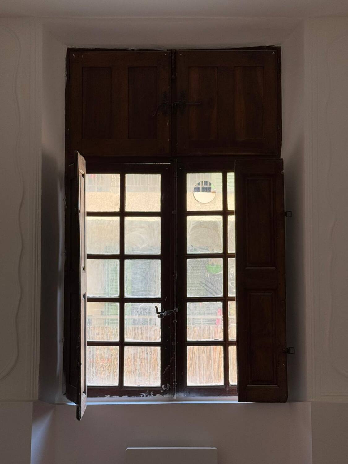 18th century oak shutters