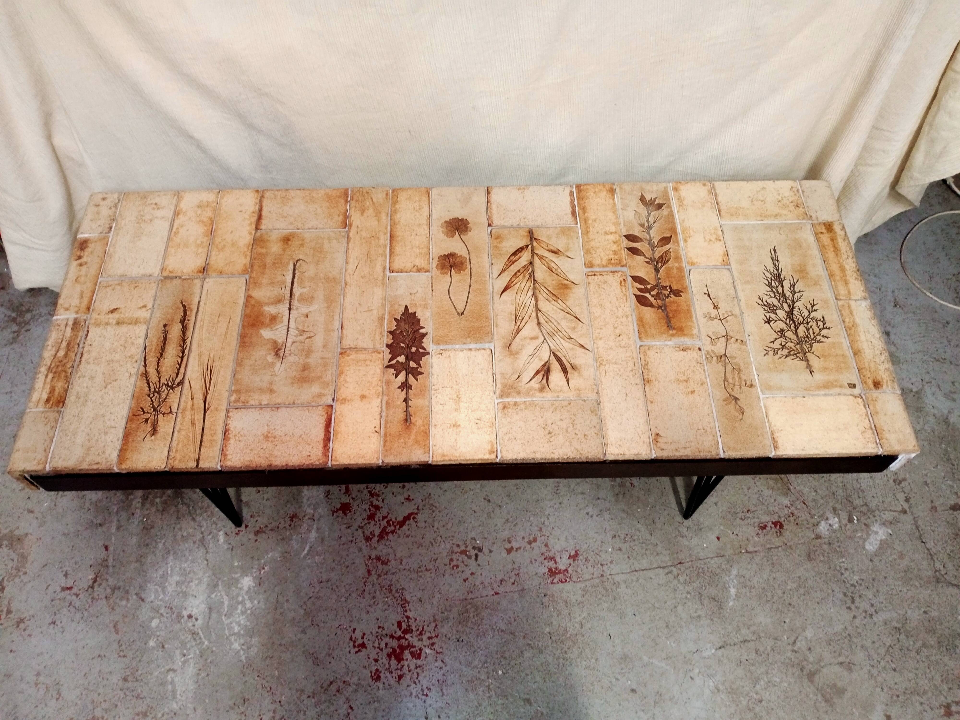 Vallauris Roger Capron coffee table 140 cm