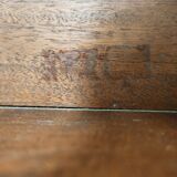 Coiffeuse thonet, sans glace, version acajou