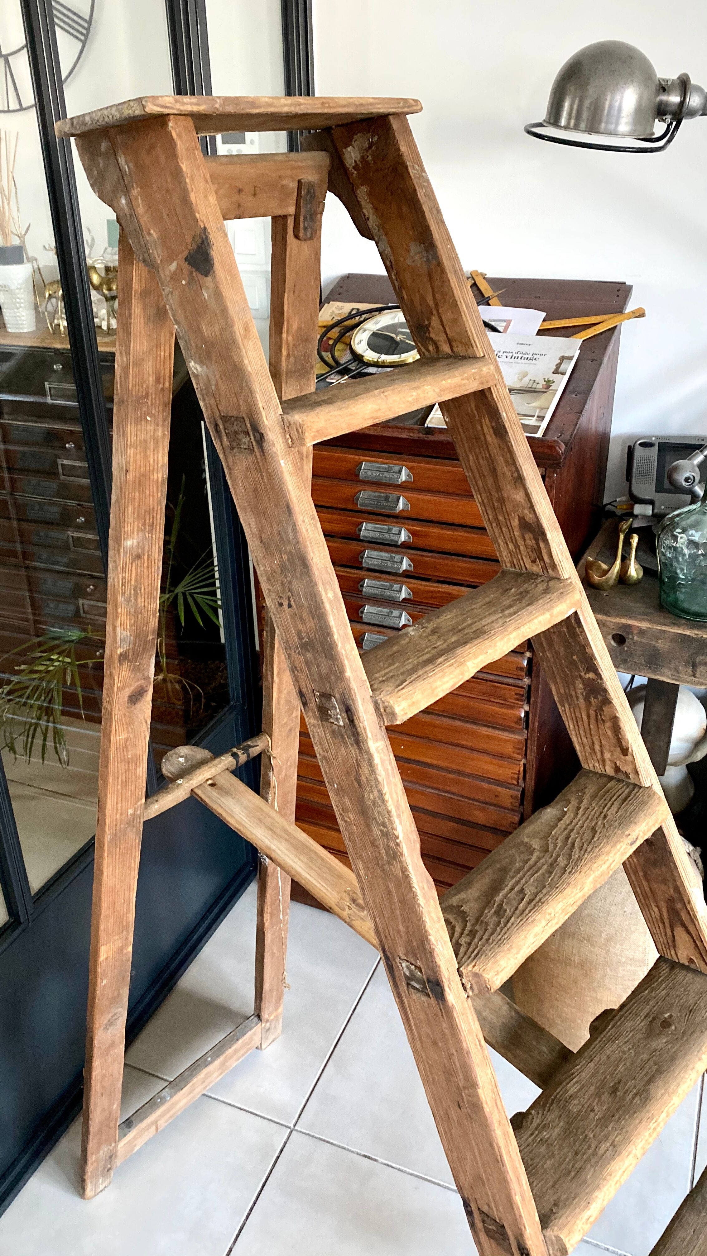 Escabeau bois vintage | Selency