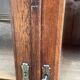 Oak library 1950s French Design Art Deco display cabinet