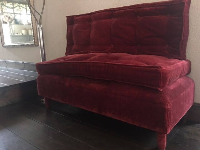 velvet bench 2 seats