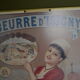 Advertising cardboard poster