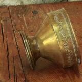 Ancien cache pot en laiton