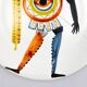 Ceramic plate by Roger Capron, Vallauris, ancient warrior - 1960s