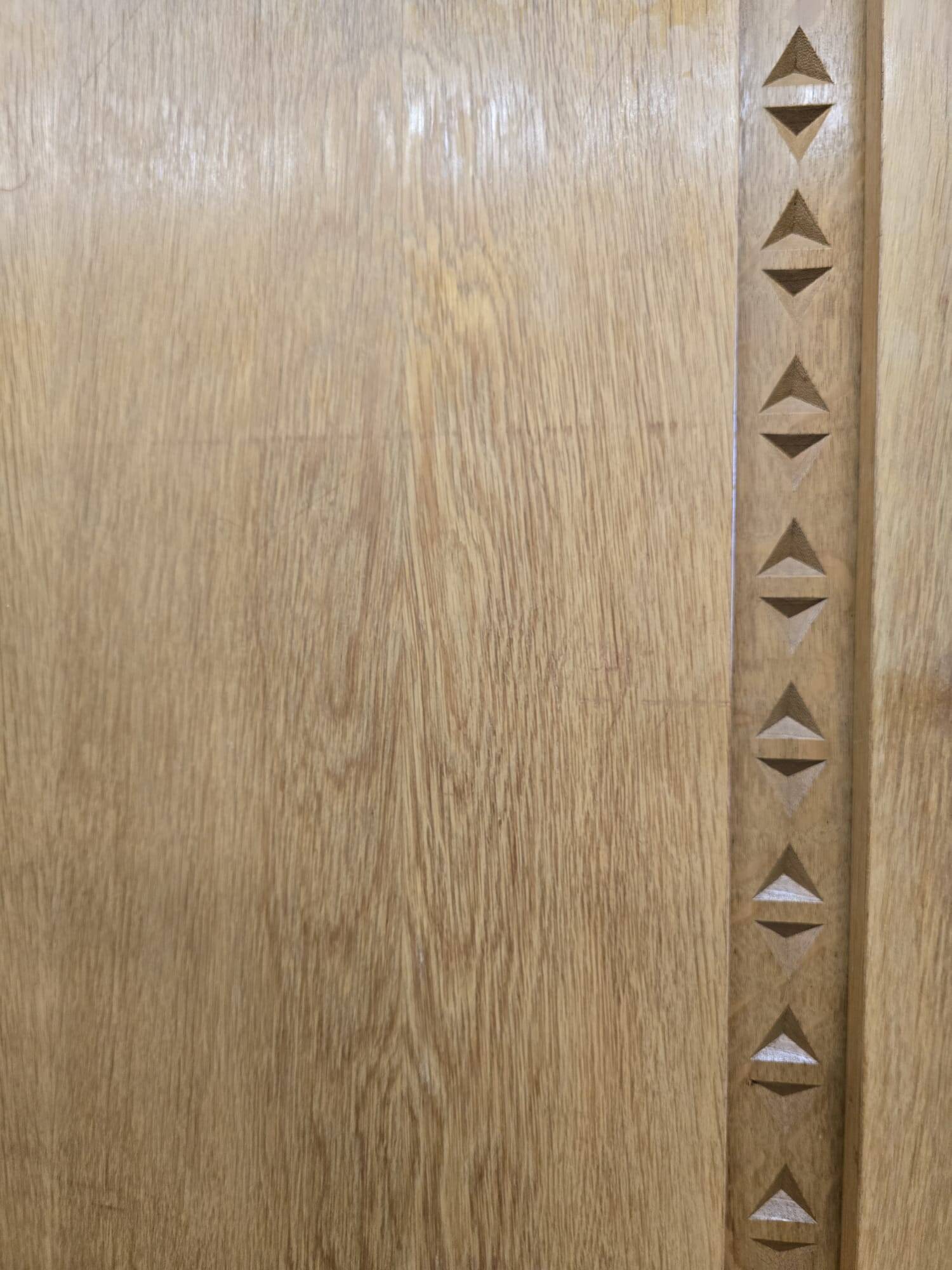 XL vintage mid-height wardrobe with brutalist accents