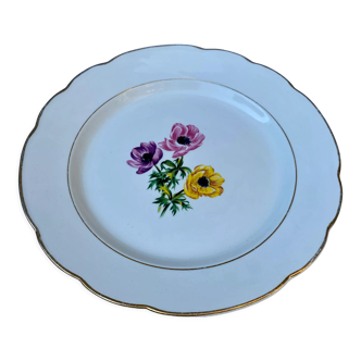 Assiette plate Gien, Bretagne de Vercor