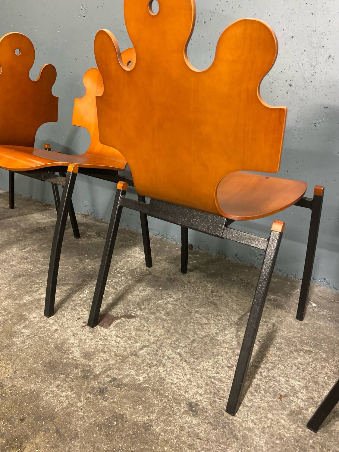 4 chaises "Puzzle", design by Essaime, France 1995