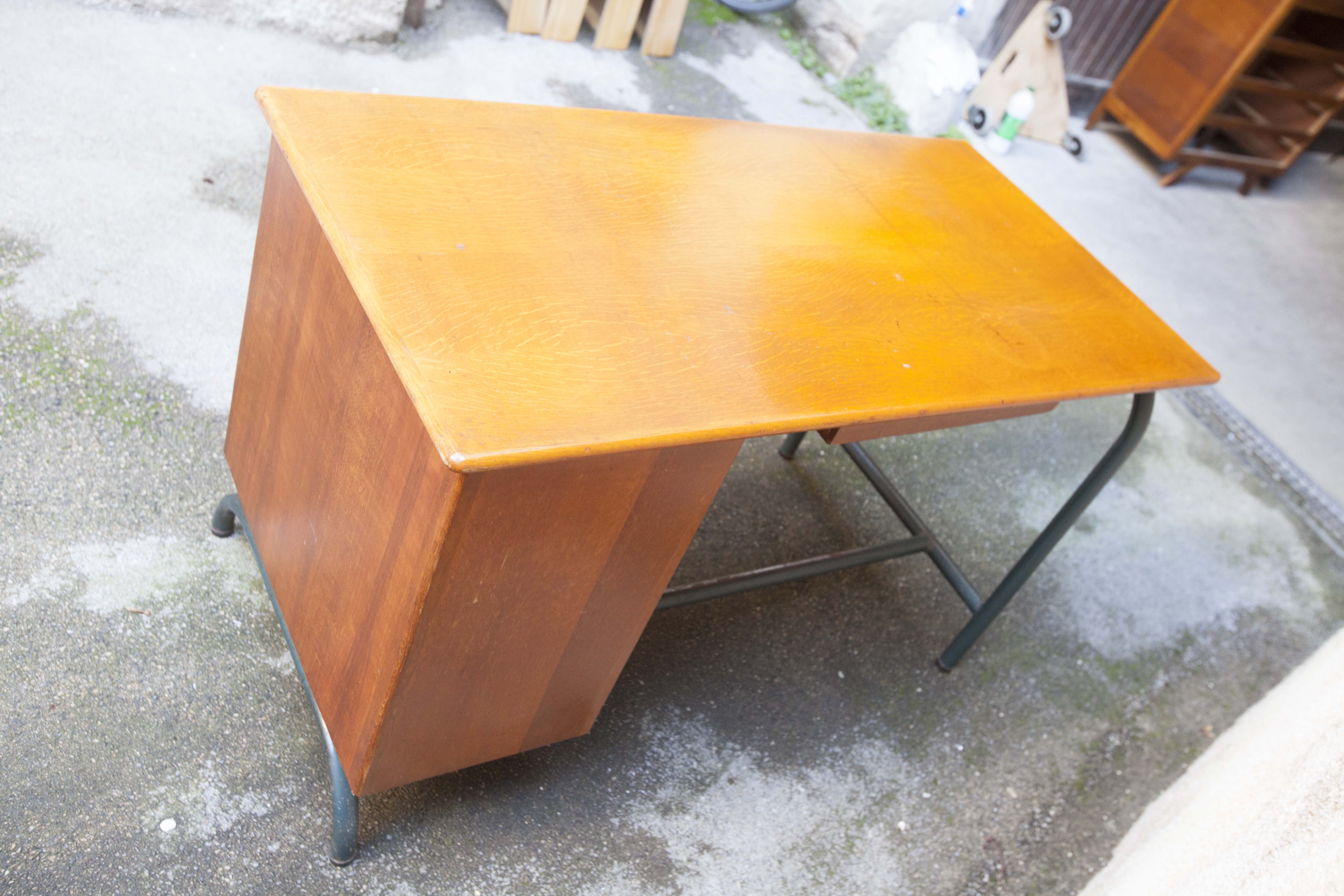 Industrial office schoolmaster 4 drawers