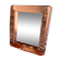Miroir en verre rose d’Italie