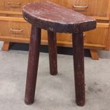 Farm tripod stool in rustic country fir
