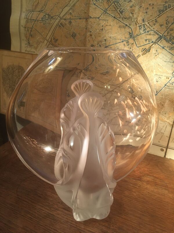 Vase Garance en cristal de Lalique