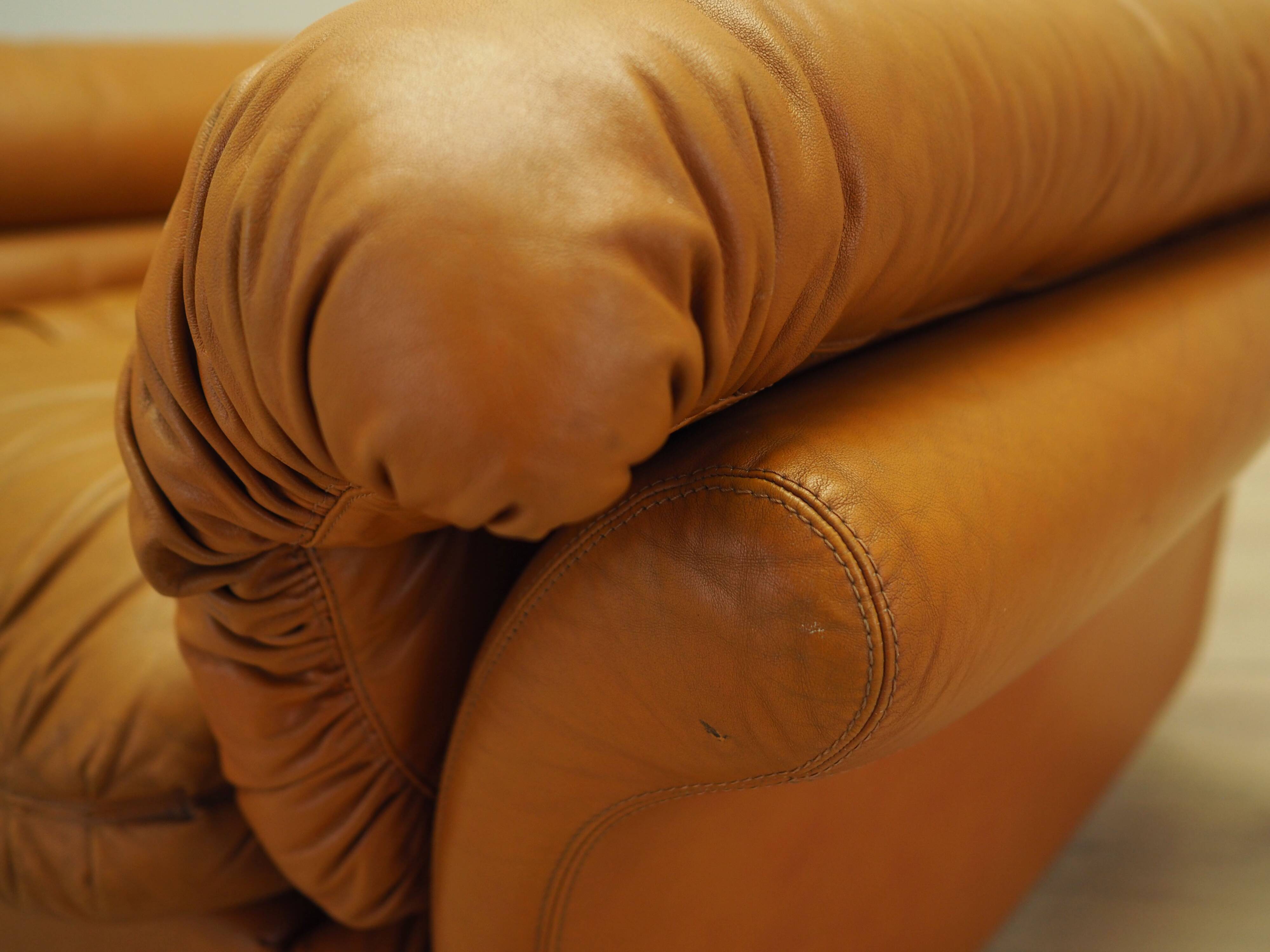 Orange armchair, Space Age design, 1960s, production: Italy