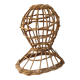 Old Marotte rattan hat head