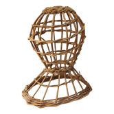 Old Marotte rattan hat head