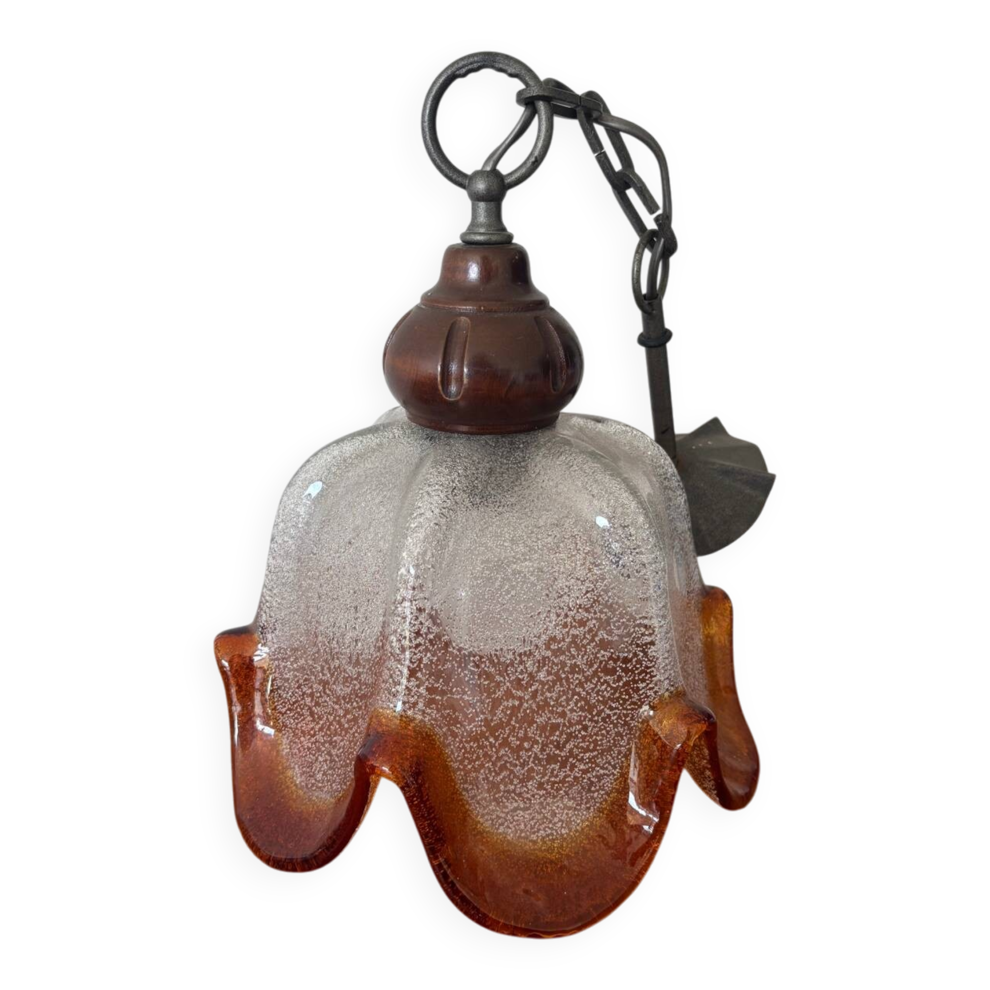 Tulip pendant light in Murano chandelier style Mazagran