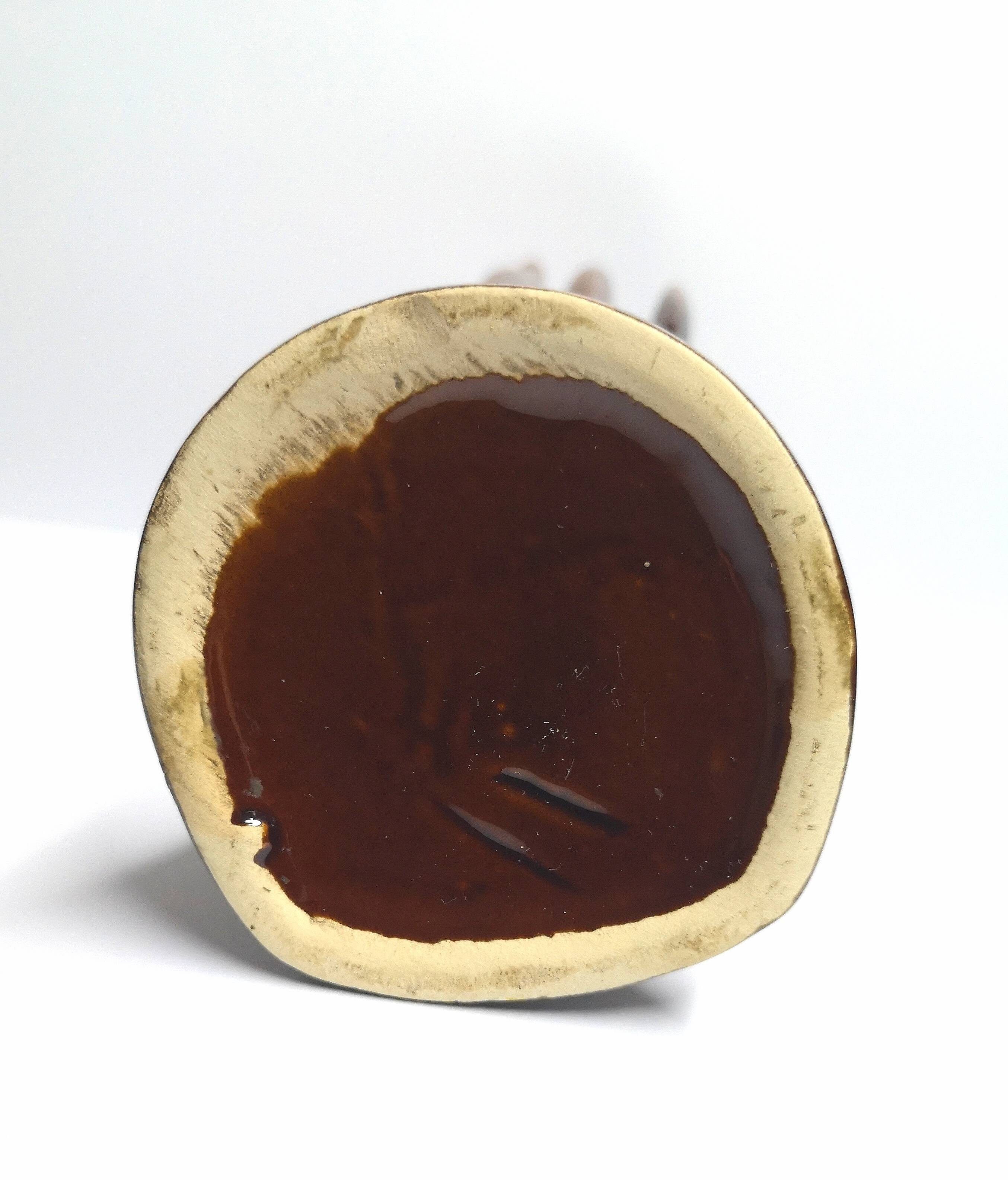 Handmade ceramic soliflore ring sizer jewelry holder