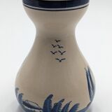 Blue ceramic vase