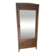Pitch pine mirrored wardrobe bonnetiere wardrobe