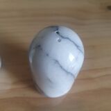 Marble salt and pepper shakers