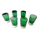Set of 6 glasses as an aperitif or white wine Luminarc 70s