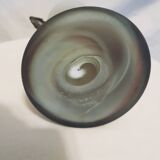 Artistic bronze glass paste vase
