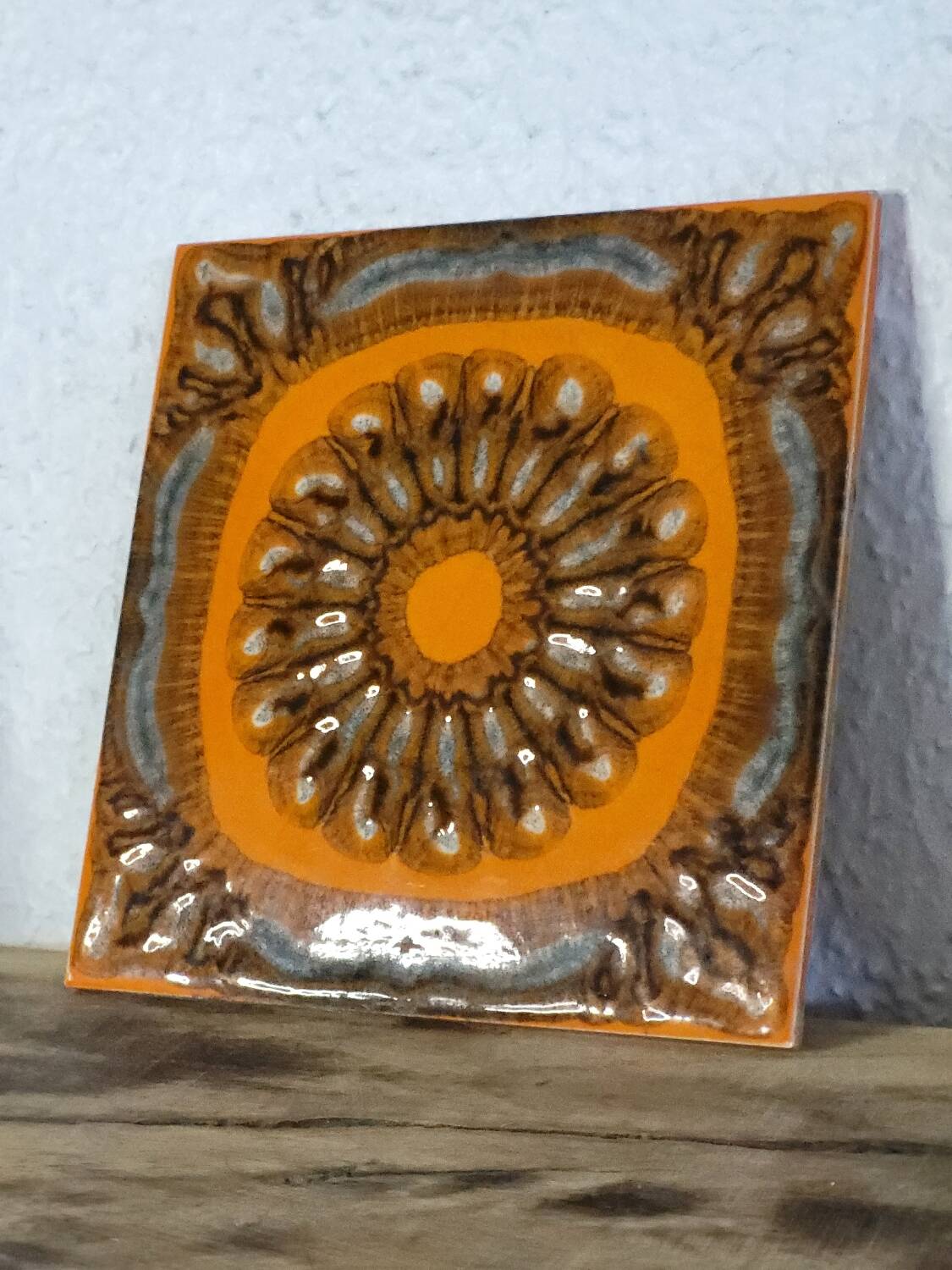 Earthenware tile from the 70s