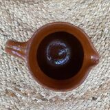 Glazed terracotta pitcher, early 20th century