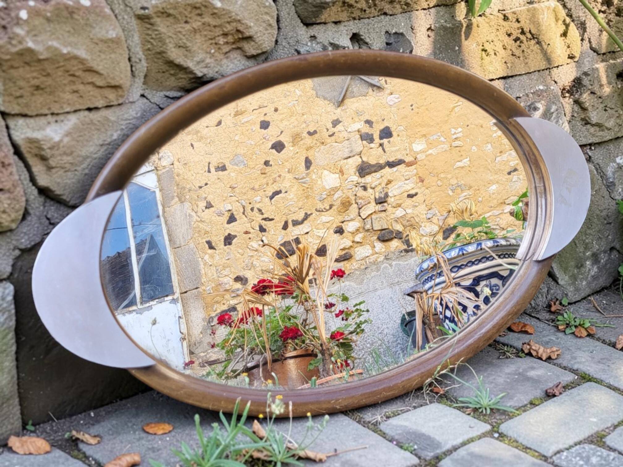 Art Deco mirror plateau