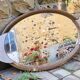 Art Deco mirror plateau