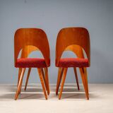 Antonín Šuman dining chairs, Tatra Nábytok, Czechoslovakia 1960s