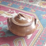 Soupière, légumier, plat de service en grès de saint Amand de Puisaye.