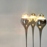 Chrome floor lamp attributed to Angelo Brotto