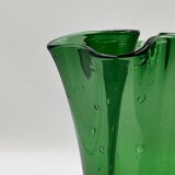 Vase mouchoir en verre d’Empoli