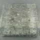1960s lamp ceiling lamp Plafoniere Kalmar Franken Ice Glas Design