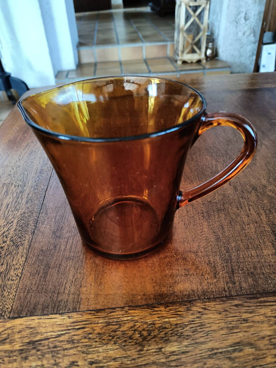 Duralex amber pitcher