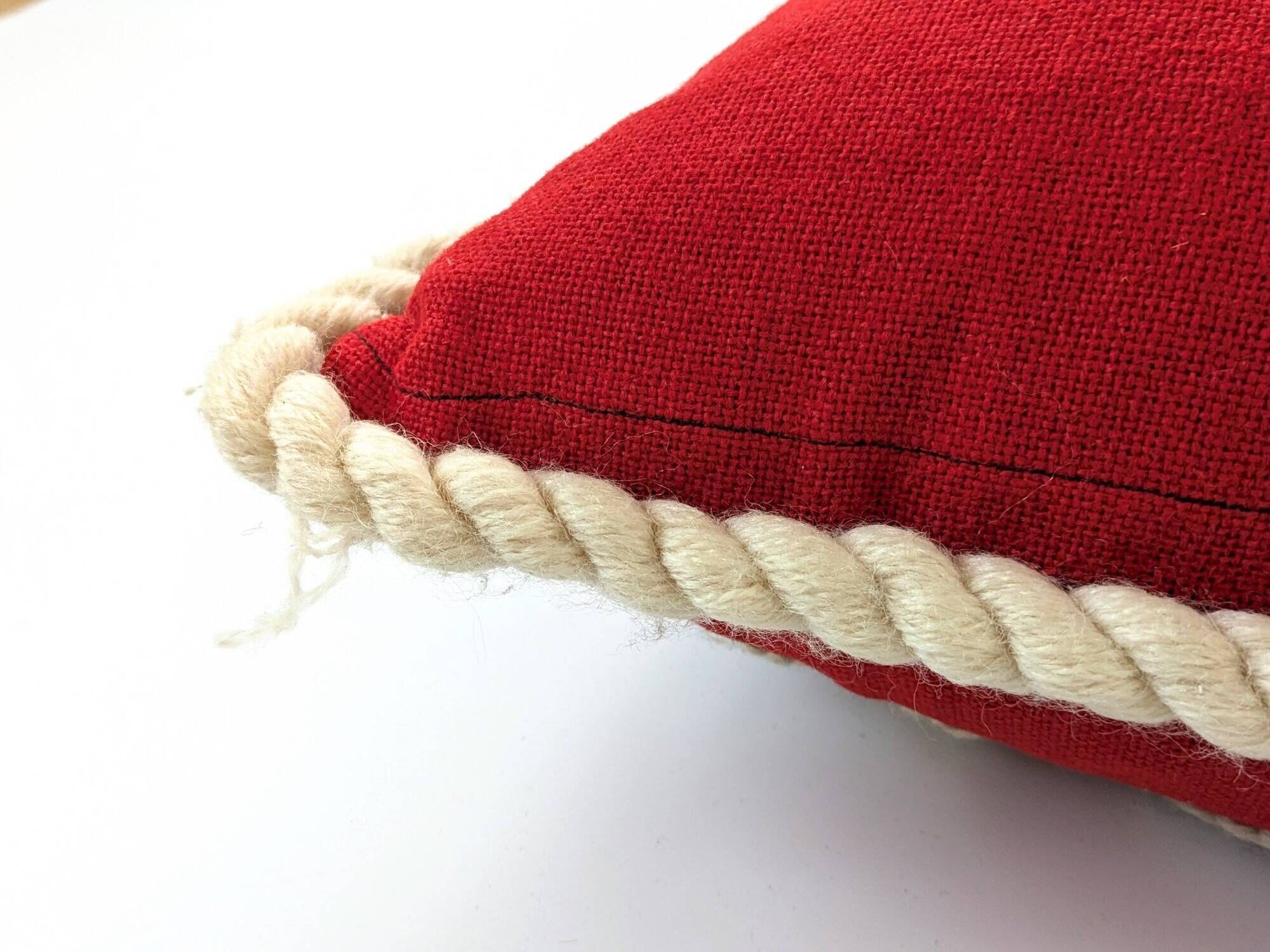 Floral decorative cushion | Wool embroidery | 70s