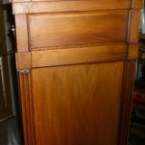Former secretary in period walnut Louis XVI