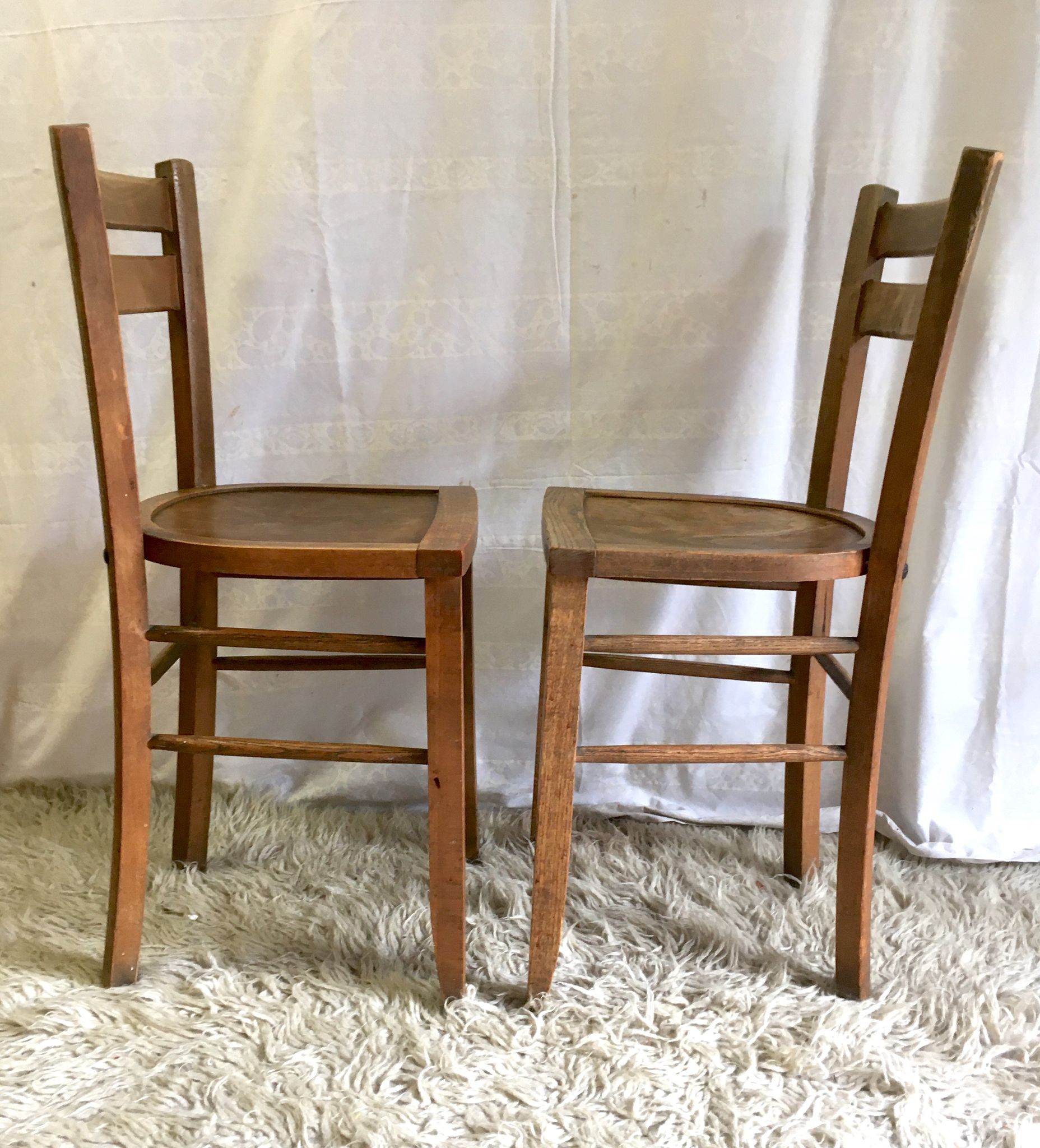 Bistro chair duo "Au Bon Marché" Maison A. Boucicaut - 1950s