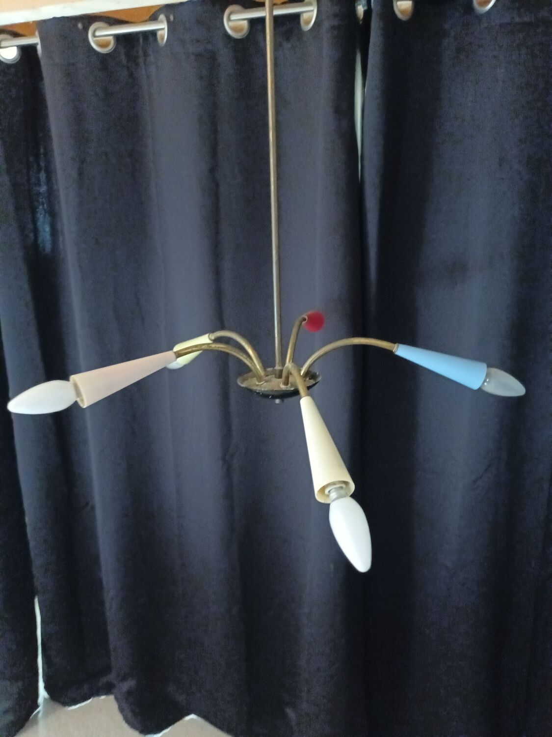 Mid-century spider chandelier