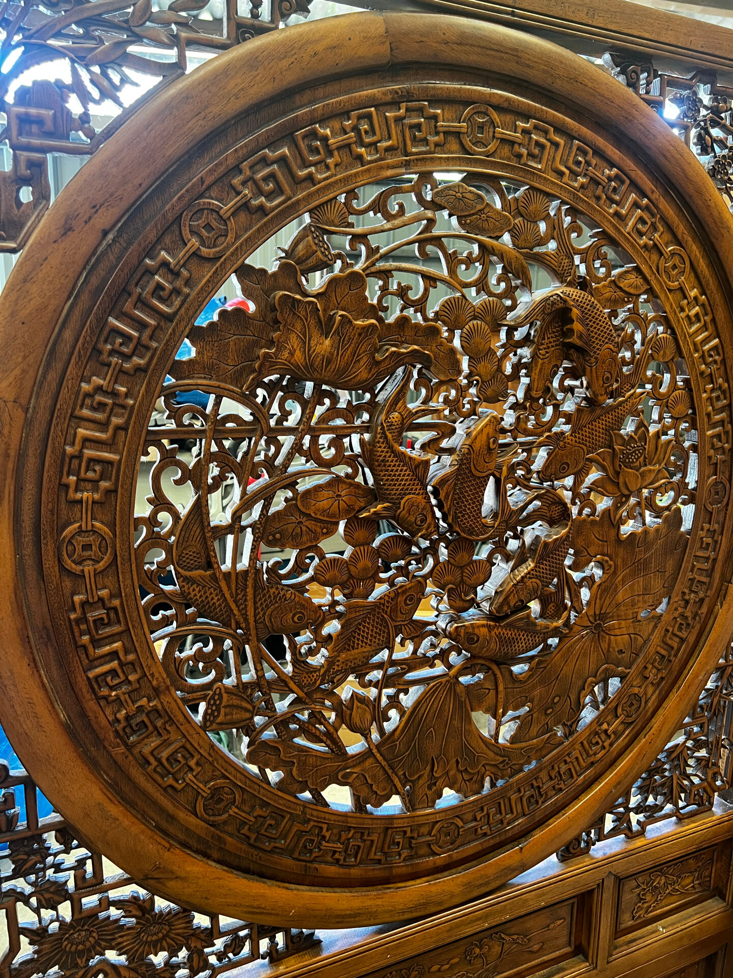 Paravent asiatique 1950/60