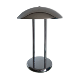 Chrome saucer lamp