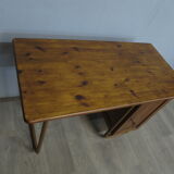 Tubular vintage school desk