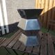 Millbury metal stool Rutledge & King design